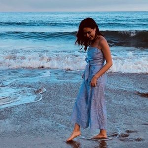 J. Crew Striped Jumpsuit